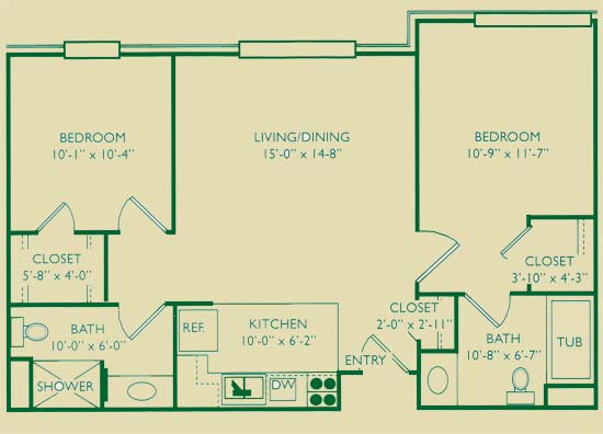 Magnolia Two-Bedroom Apartment